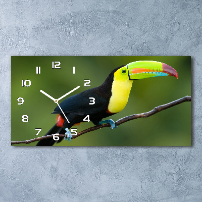 Horloge rectangulaire horizontale Toucan