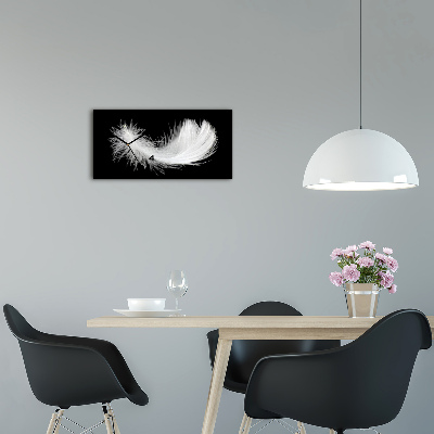 Horloge rectangulaire horizontale Plume