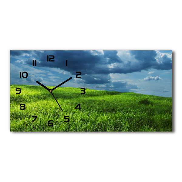 Horloge rectangulaire horizontale Nuages d'orage