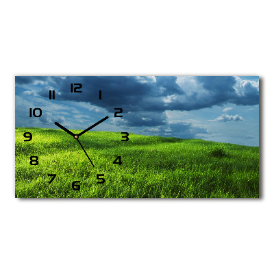 Horloge rectangulaire horizontale Nuages d'orage