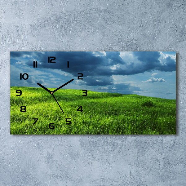 Horloge rectangulaire horizontale Nuages d'orage
