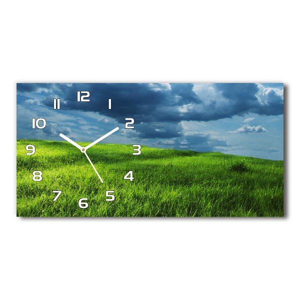 Horloge rectangulaire horizontale Nuages d'orage