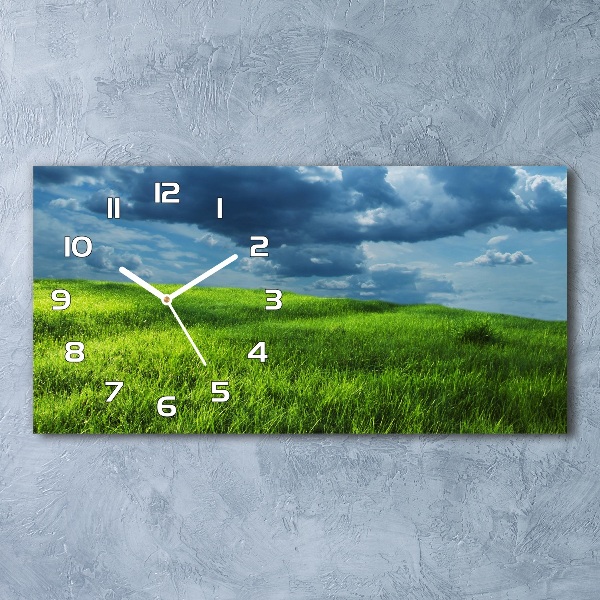 Horloge rectangulaire horizontale Nuages d'orage