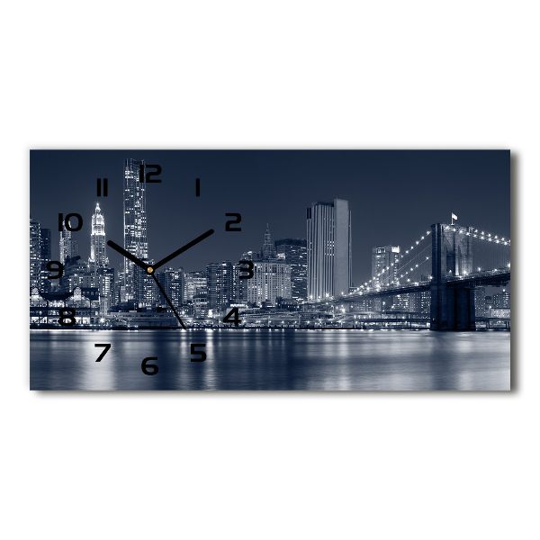 Horloge horizontale Manhattan New York