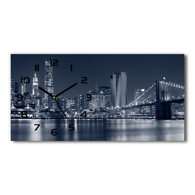 Horloge horizontale Manhattan New York