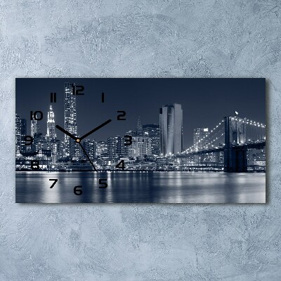 Horloge horizontale Manhattan New York