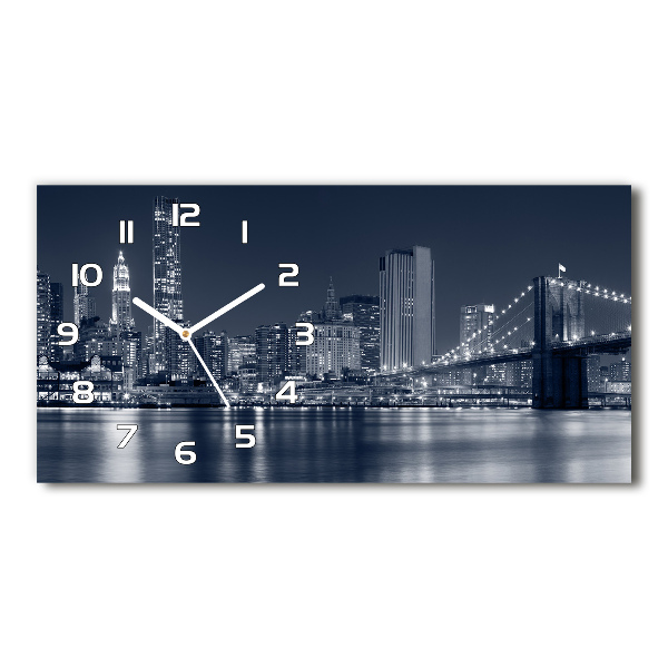 Horloge horizontale Manhattan New York