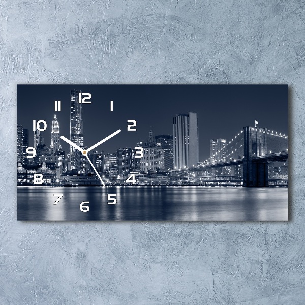 Horloge horizontale Manhattan New York