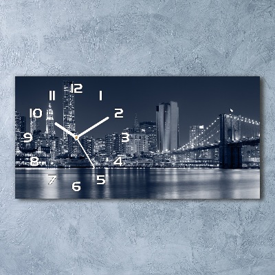 Horloge horizontale Manhattan New York