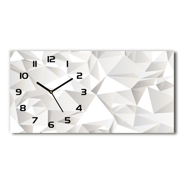 Horloge horizontale Fond abstrait