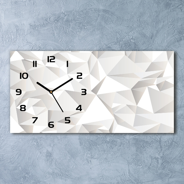 Horloge horizontale Fond abstrait