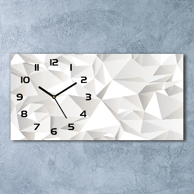 Horloge horizontale Fond abstrait