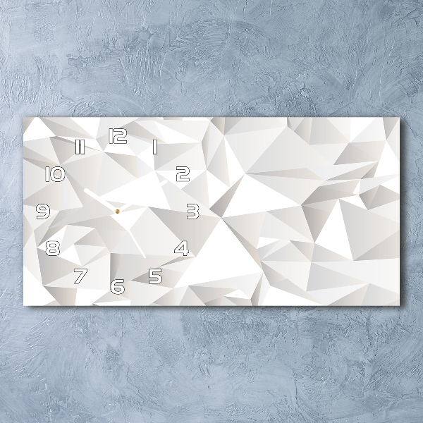 Horloge horizontale Fond abstrait
