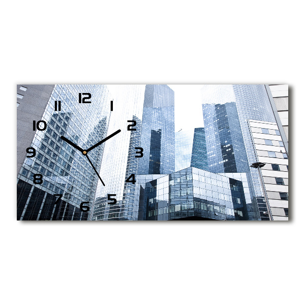 Horloge rectangulaire horizontale Gratte-ciel