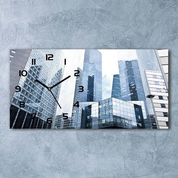 Horloge rectangulaire horizontale Gratte-ciel