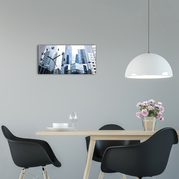 Horloge rectangulaire horizontale Gratte-ciel