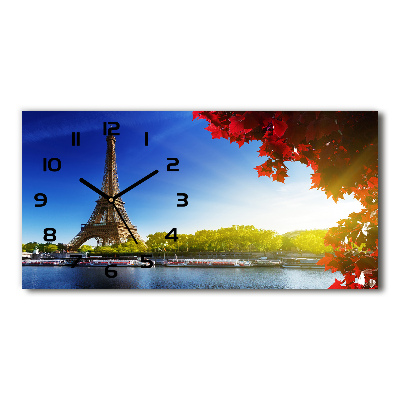 Horloge horizontale Tour Eiffel Paris France