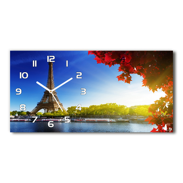 Horloge horizontale Tour Eiffel Paris France