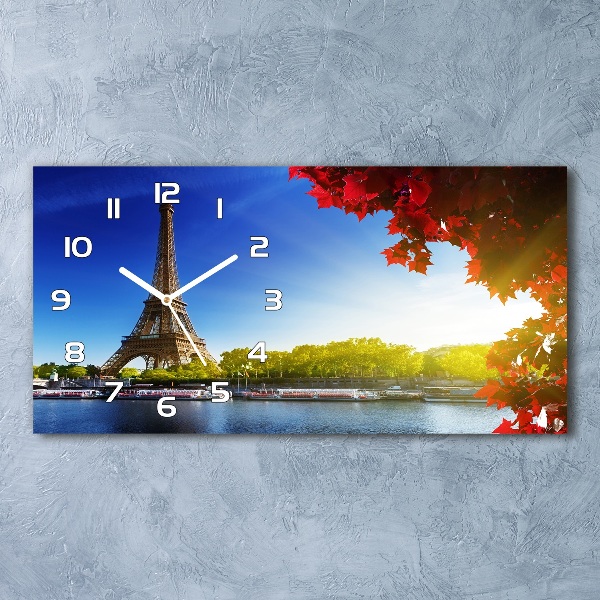 Horloge horizontale Tour Eiffel Paris France