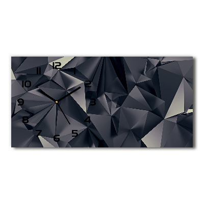 Horloge rectangulaire horizontale Fond abstrait