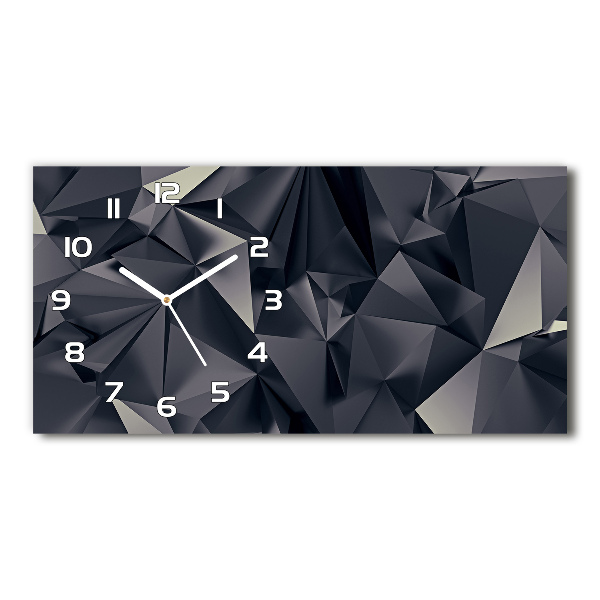 Horloge rectangulaire horizontale Fond abstrait