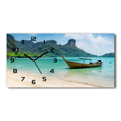 Horloge rectangulaire horizontale Bateau
