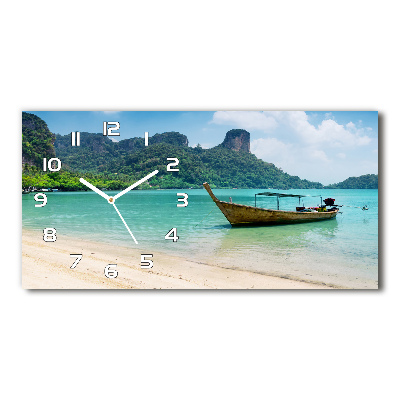 Horloge rectangulaire horizontale Bateau