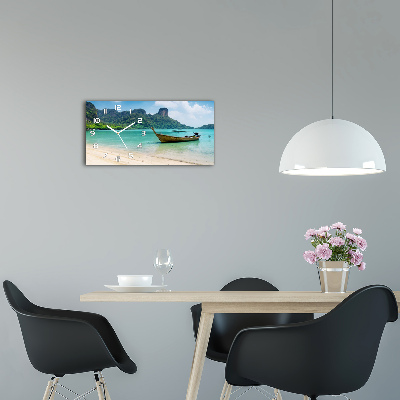 Horloge rectangulaire horizontale Bateau