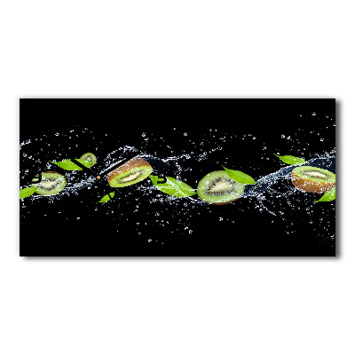 Horloge horizontale Kiwi et eau