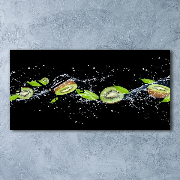 Horloge horizontale Kiwi et eau