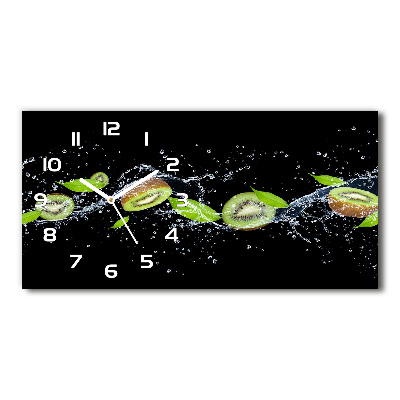 Horloge horizontale Kiwi et eau