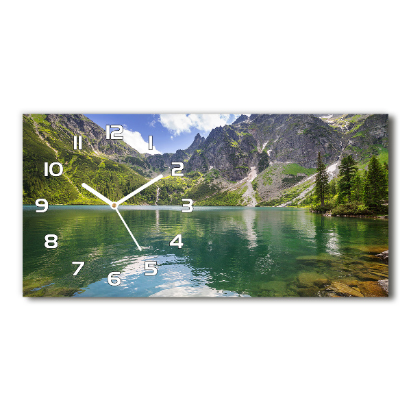 Horloge murale horizontale Morskie Oko Tatry