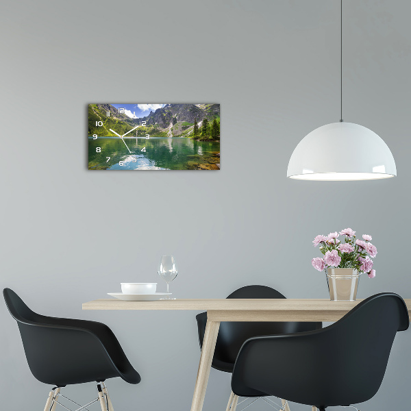 Horloge murale horizontale Morskie Oko Tatry