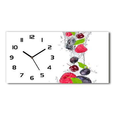 Horloge horizontale Fruits et eau