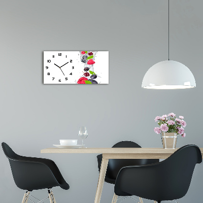 Horloge horizontale Fruits et eau