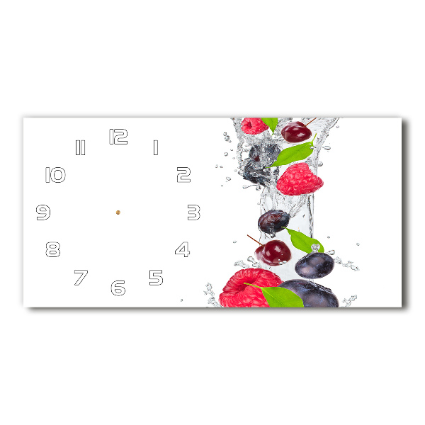 Horloge horizontale Fruits et eau