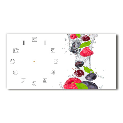 Horloge horizontale Fruits et eau