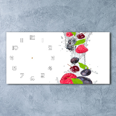 Horloge horizontale Fruits et eau
