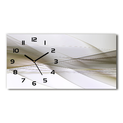 Horloge murale horizontale Abstraction