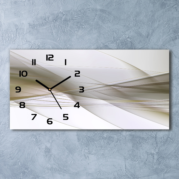 Horloge murale horizontale Abstraction