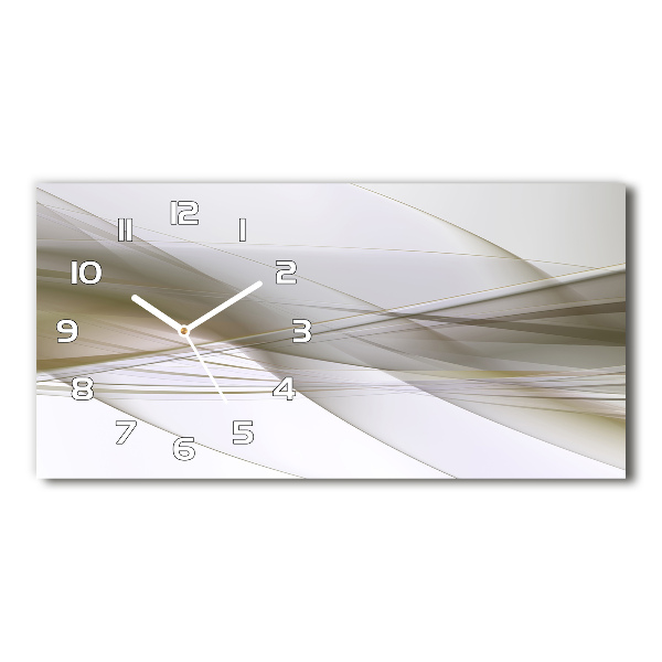 Horloge murale horizontale Abstraction
