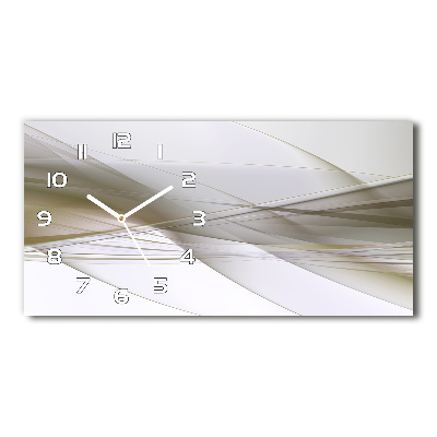 Horloge murale horizontale Abstraction