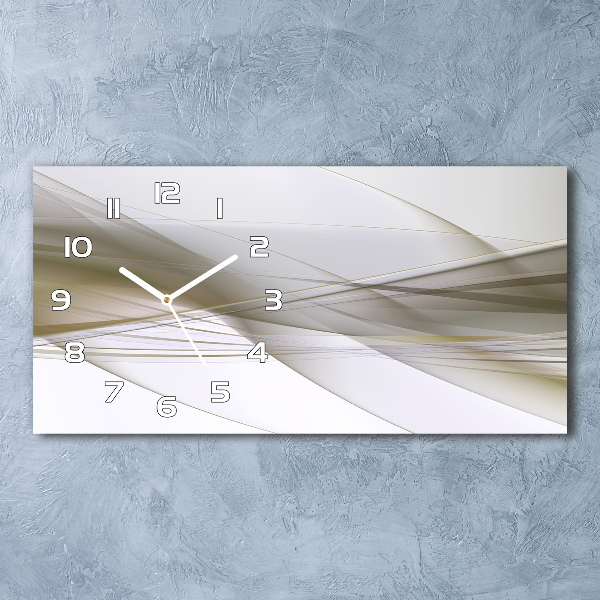 Horloge murale horizontale Abstraction