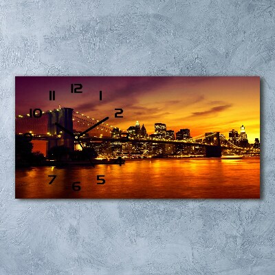 Horloge horizontale Pont de Brooklyn