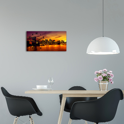 Horloge horizontale Pont de Brooklyn