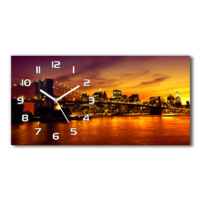 Horloge horizontale Pont de Brooklyn