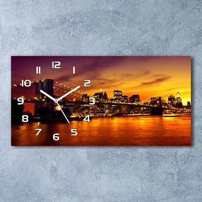 Horloge horizontale Pont de Brooklyn