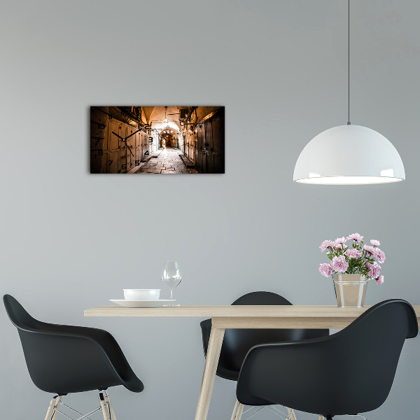 Horloge horizontale en verre Jérusalem