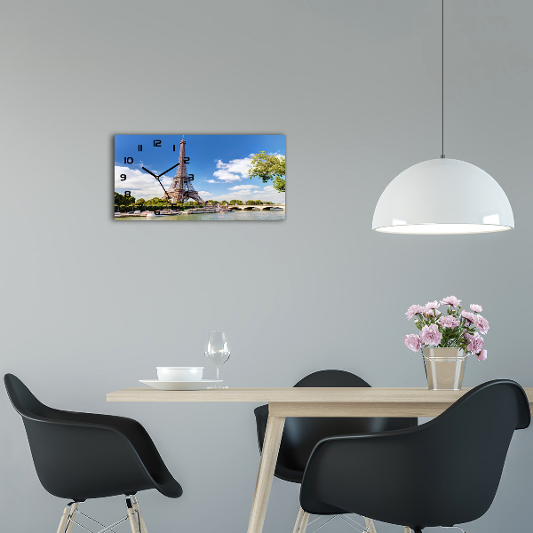 Horloge rectangulaire horizontale Tour Eiffel
