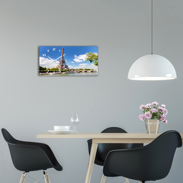 Horloge rectangulaire horizontale Tour Eiffel